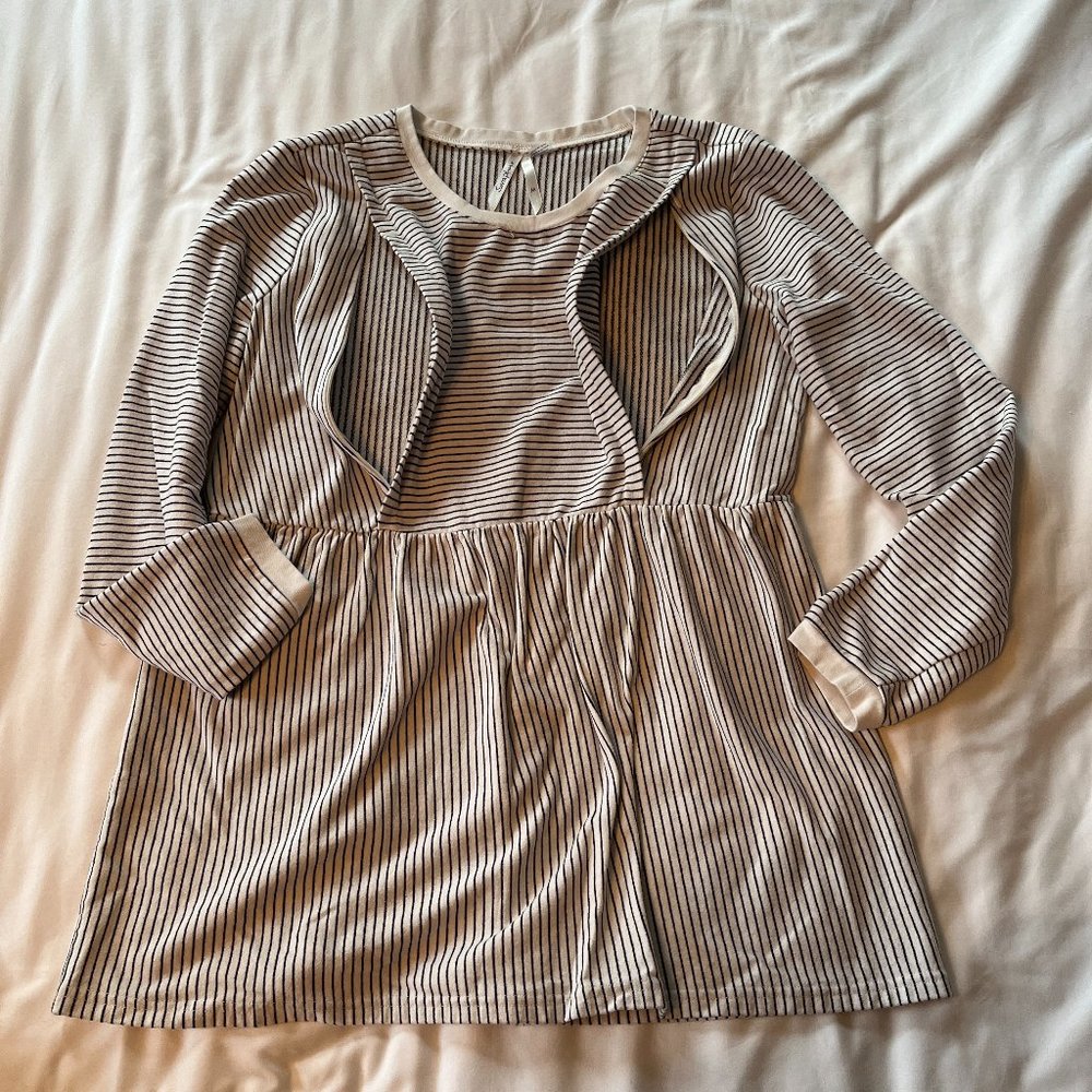 Seraphine Striped Nursing Sweater